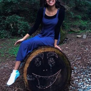 O’neil purple overalls/ jumper